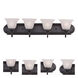 Essentials - 801x 4 Light 30 inch Oil Rubbed Bronze Bath Vanity Wall Light in Frosted