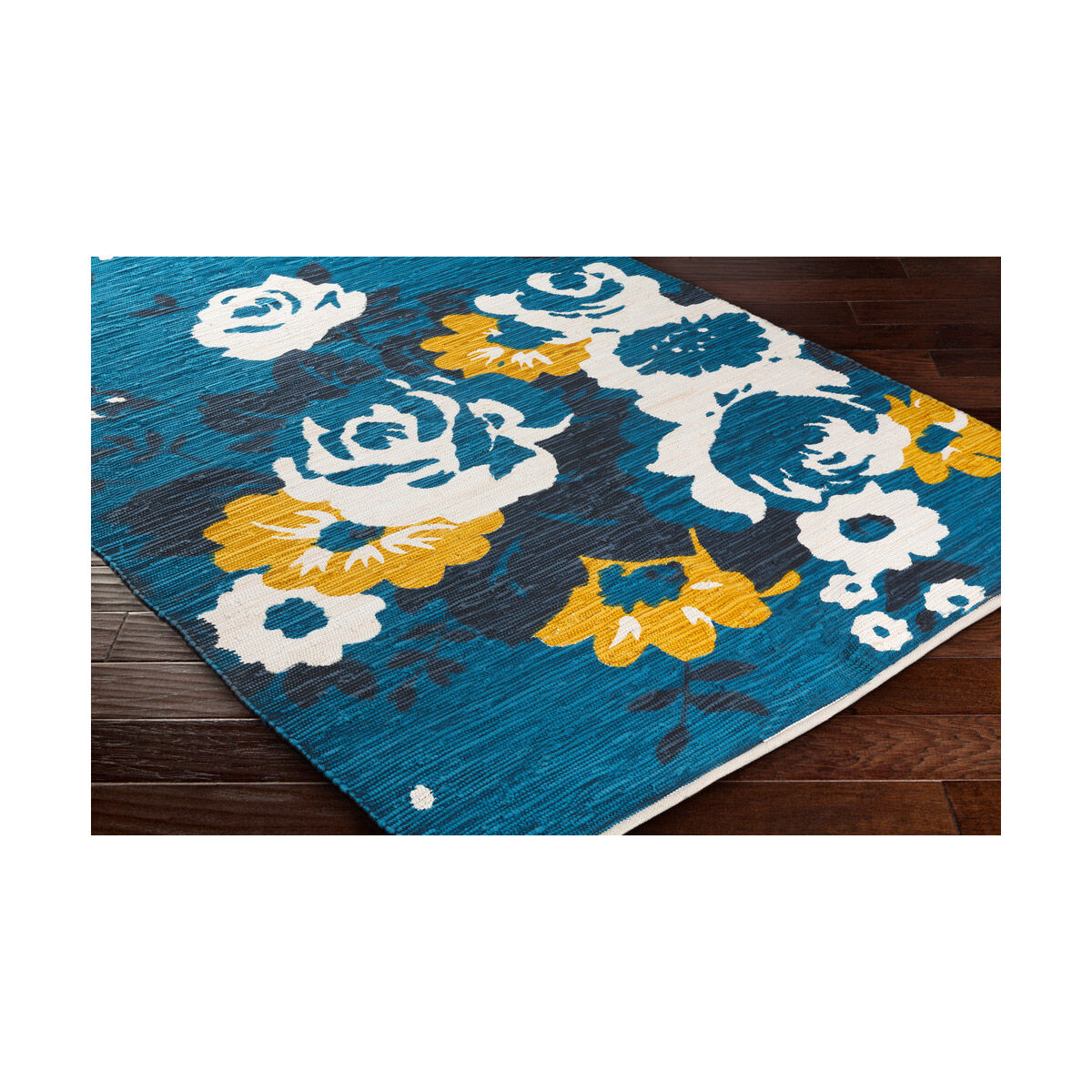 Elaine 132 X 96 inch Bright Blue Indoor Area Rug, Rectangle