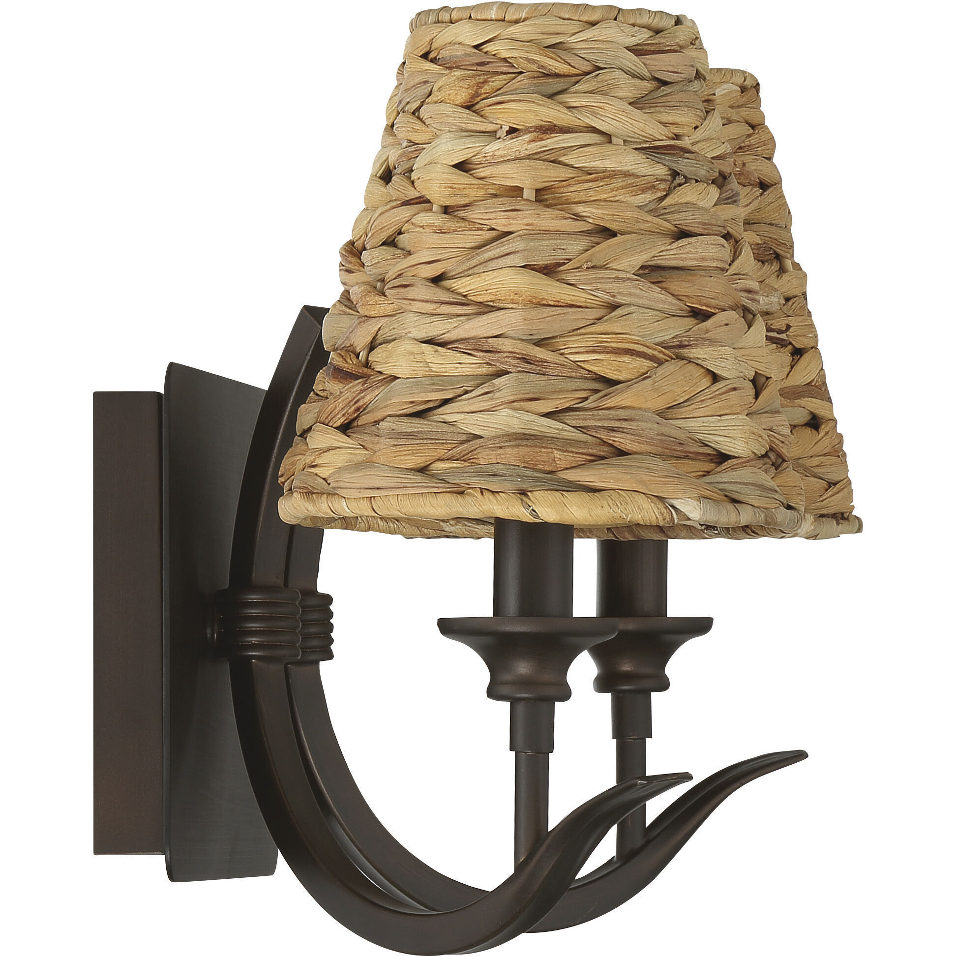 Kokomo 2 Light 14.13 inch Aged Bronze Brushed Wall Sconce Wall Light