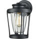 Fullerton 1 Light 11 inch Matte Black Outdoor Wall Sconce