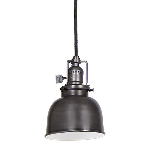 Union Square 1 Light 5 inch Gun Metal Pendant Ceiling Light