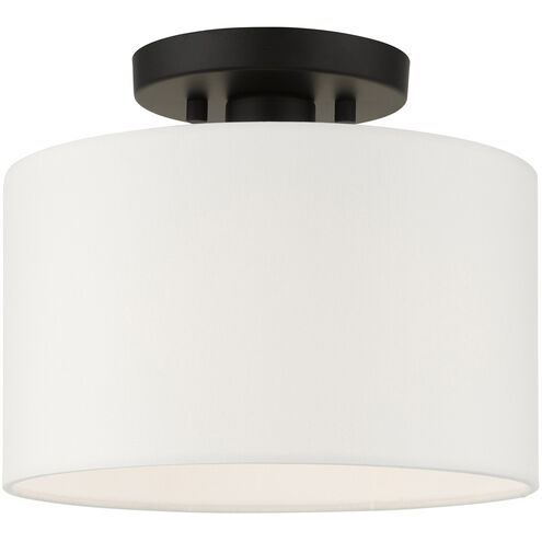 Meridian 1 Light 10.00 inch Semi-Flush Mount