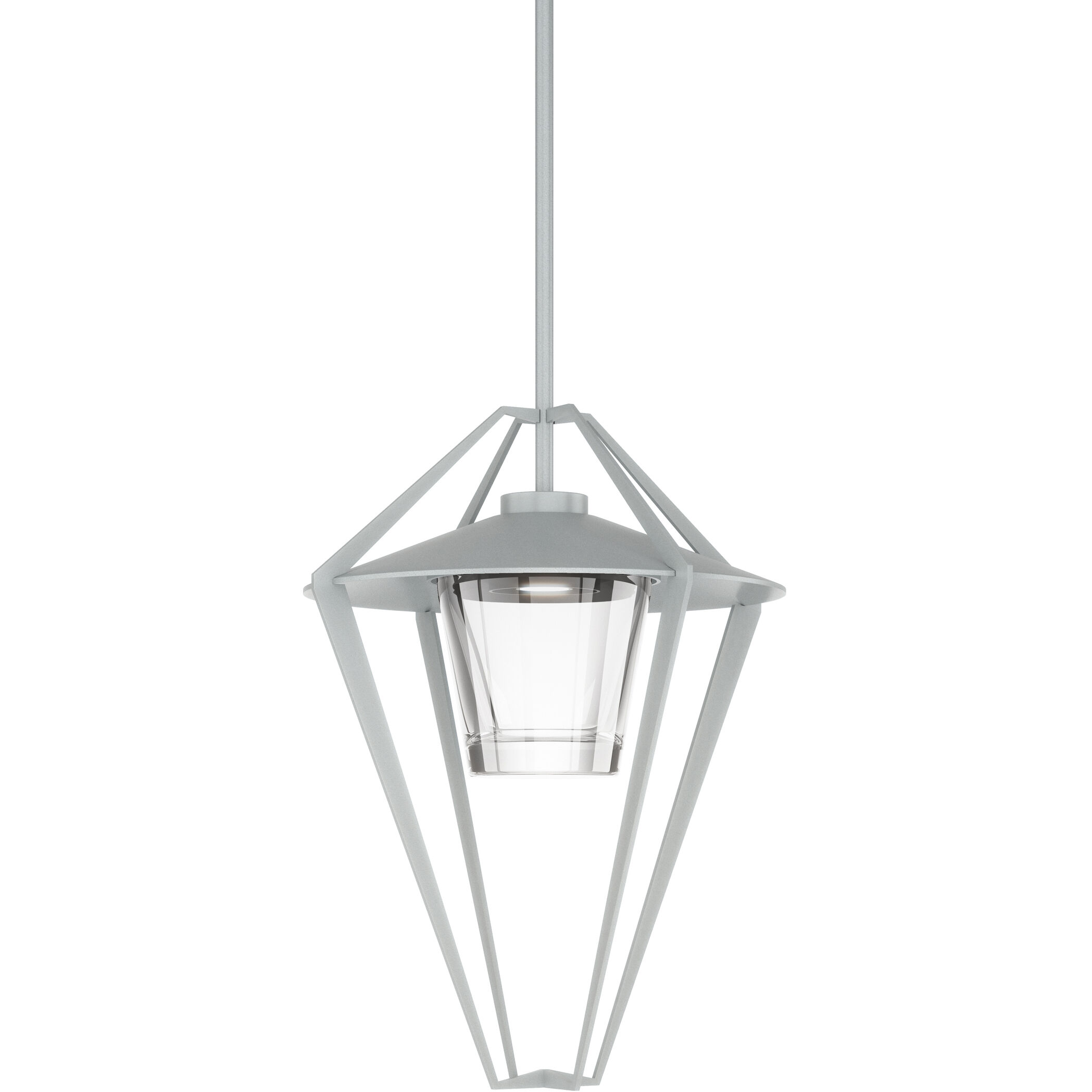 Stellar 1 Light 18.2 inch Coastal Burnished Steel Outdoor Pendant/Semi-Flush, Large
