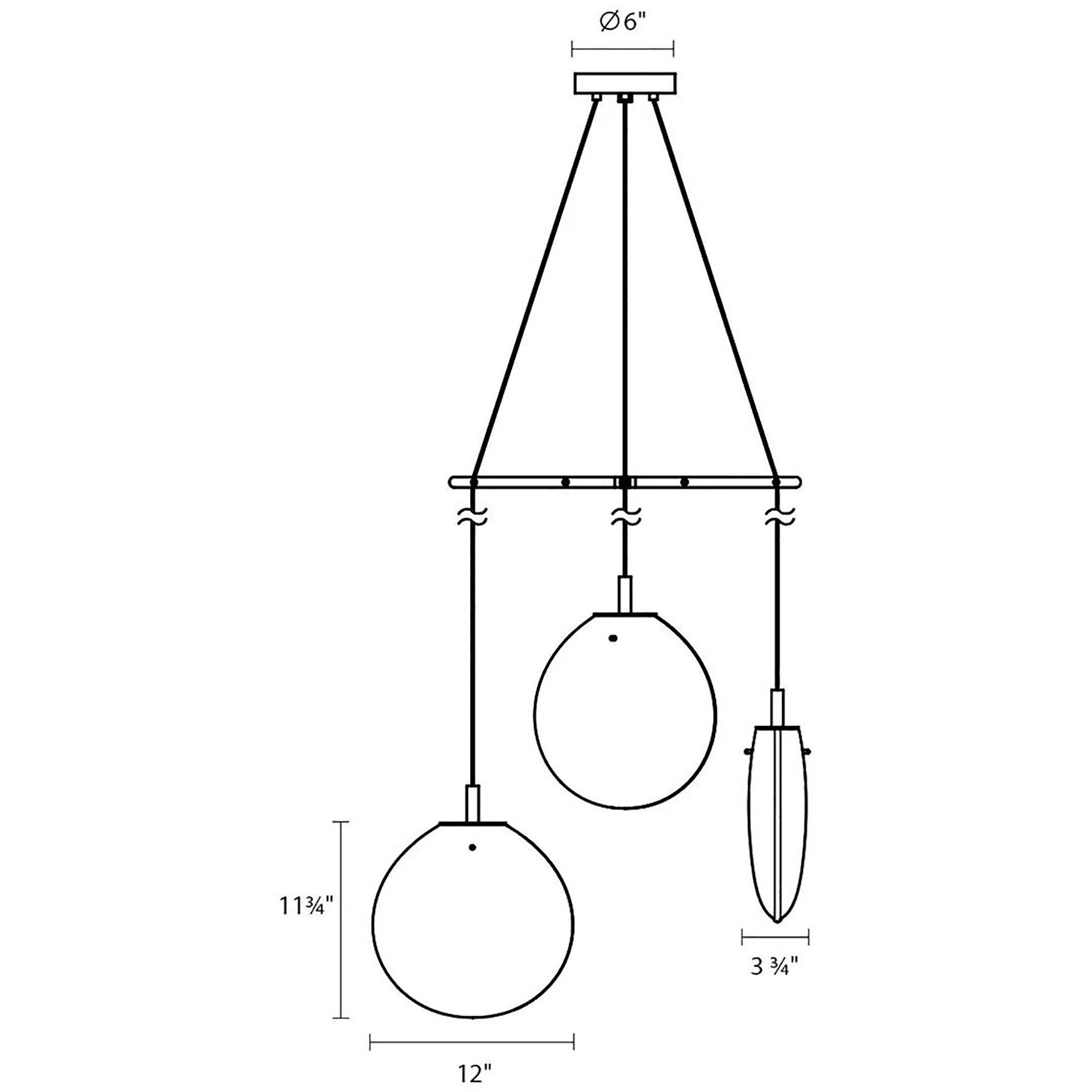 Cantina LED 33 inch Satin Black Pendant Ceiling Light in Poured White Glass
