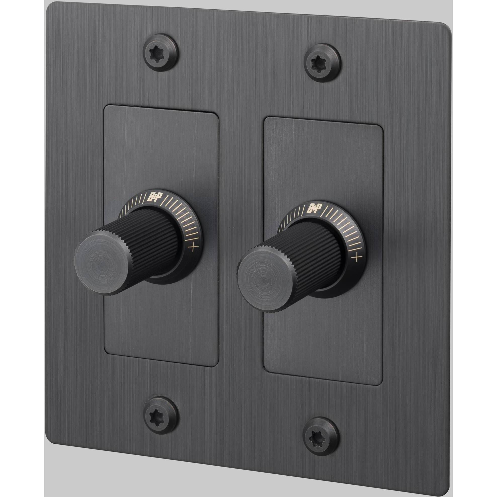 2G 100-120 Smoked Bronze Dimmer Switch, LED