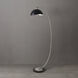 Luna Bella 60 inch 9 watt Antique Nickel and Black Arc Floor Lamp Portable Light