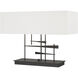 Cavaletti 15.3 inch 60 watt Black Table Lamp Portable Light in Natural Anna