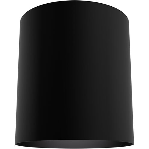 Canoga 1 Light 5 inch Matte Black Flush Mount Ceiling Light, Small