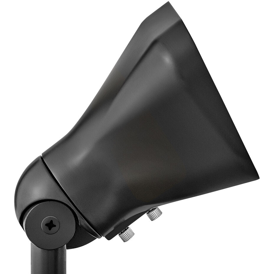 Hardy Island Lumacore 12v 12.00 watt Satin Black Landscape Flood Light, Variable Output