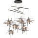 Tura 10 Light 48.9 inch Sterling Mobile Pendant Ceiling Light