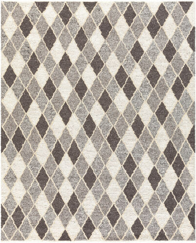 Nico 120 X 96 inch Charcoal Rug in 8 x 10, Rectangle