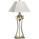 Crystal Keeper 29 inch 100.00 watt Gold Table Lamp Portable Light