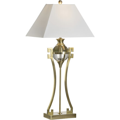 Crystal Keeper 29 inch 100.00 watt Gold Table Lamp Portable Light