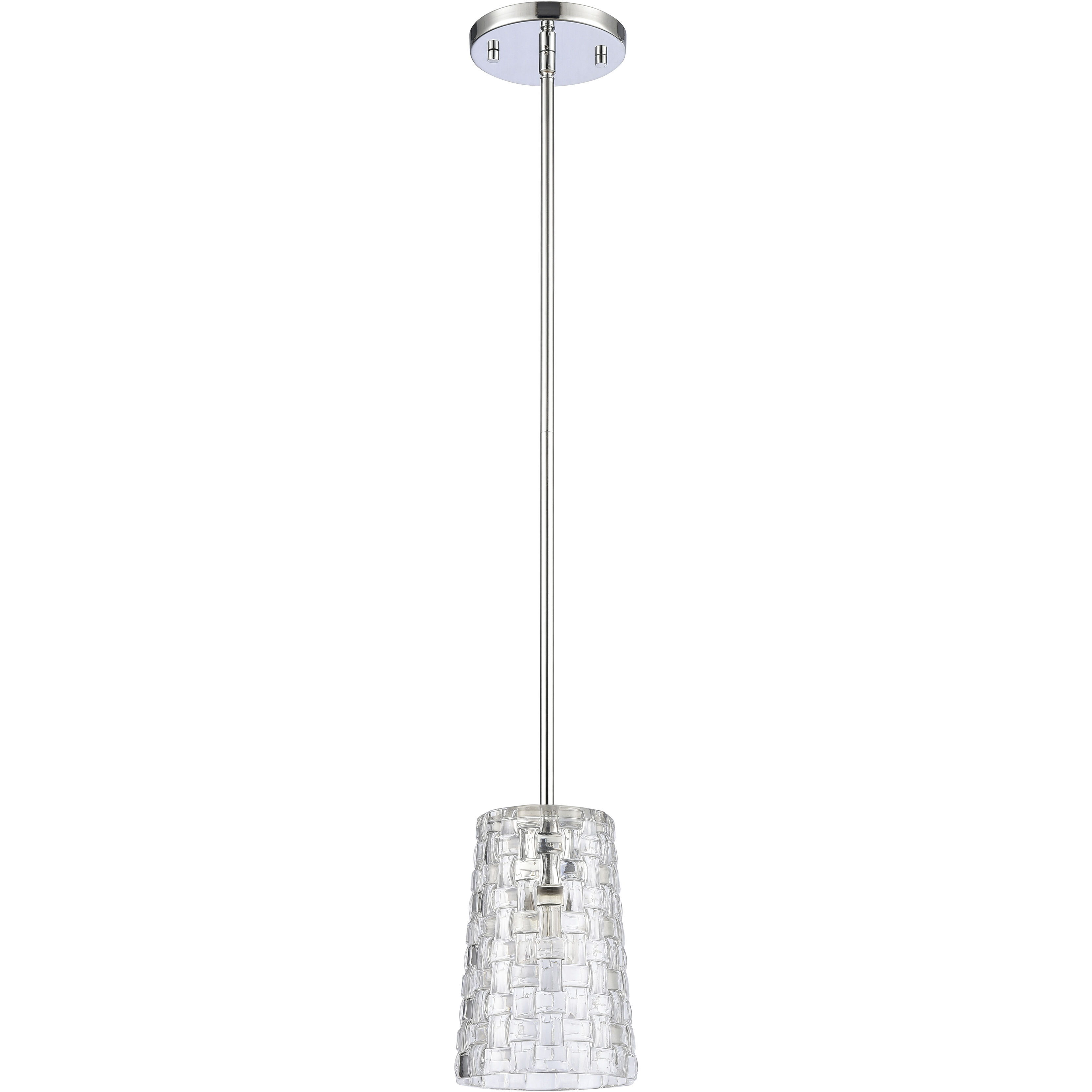 Lightweave 1 Light 5.5 inch Polished Nickel Mini Pendant Ceiling Light