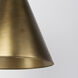 Fenton 18 inch Gold Pendant Light Ceiling Light