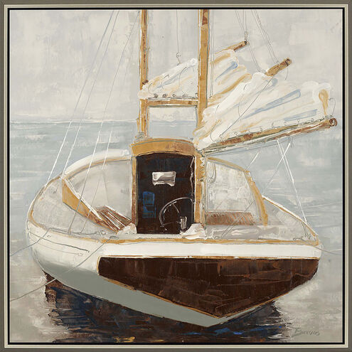 Home for the Night Multi and Brown and Gray and Beige Canvas