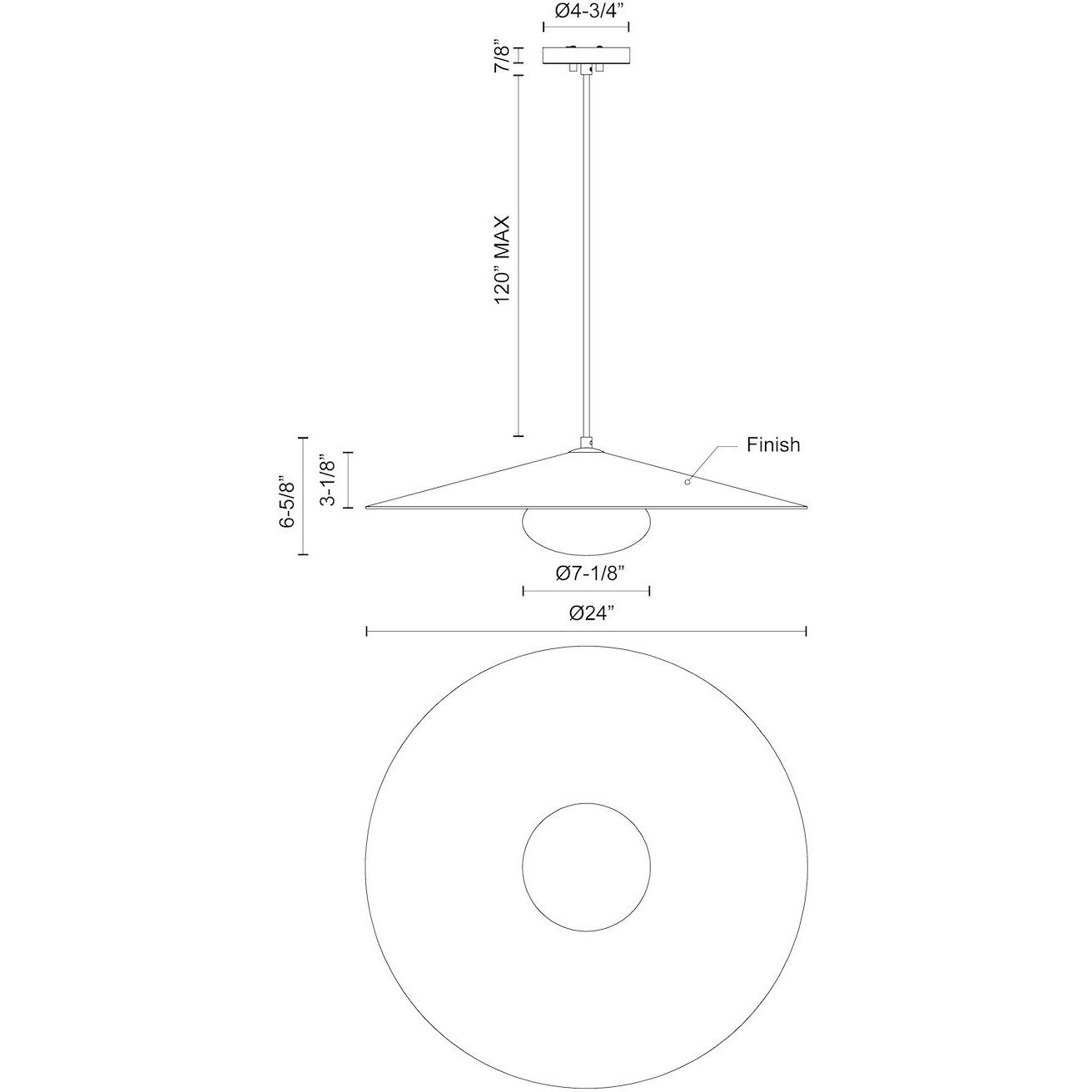Cruz Pendant Ceiling Light in Felt - Gray, Felt Shade