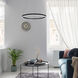 Tania 24 inch Black Pendant/Chandelier Ceiling Light
