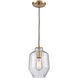 Chambersburg 1 Light 7 inch Satin Brass Mini Pendant Ceiling Light