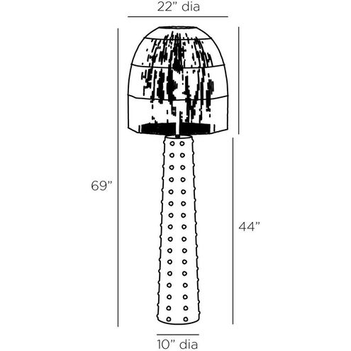 Agnes Mactan Stone Floor Lamp Portable Light