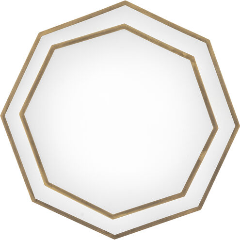 Facet 7 Light 22.25 inch Heritage Brass Chandelier Ceiling Light