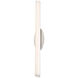 Mini Loft LED 24 inch Brushed Nickel Bath Vanity & Wall Light in 24in.