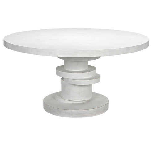 Hugo 60 X 60 inch White Wash Dining Table