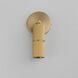 Reeds 1 Light 2.5 inch Gold Flush Mount Ceiling Light