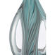 Eudoxia 31 inch 150 watt Blue/Clear/Polished Nickel Table Lamp Portable Light