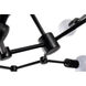 Canada 9 Light 31 inch Matte Black Chandelier Ceiling Light