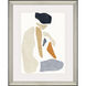 Abstract Collection Blue Framed Art