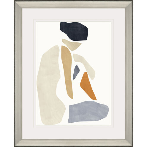 Abstract Collection Blue Framed Art