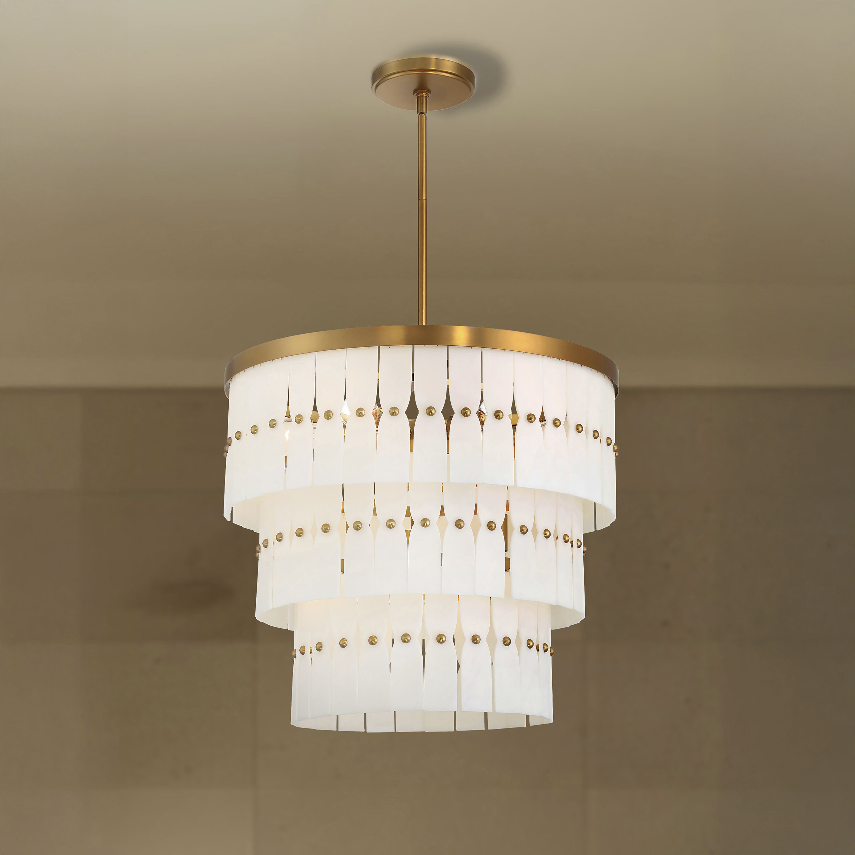 Coronelle 9 Light 26 inch Legacy Brass Pendant Ceiling Light