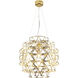 Canada LED 24 inch Gold LED Chandelier Ceiling Light