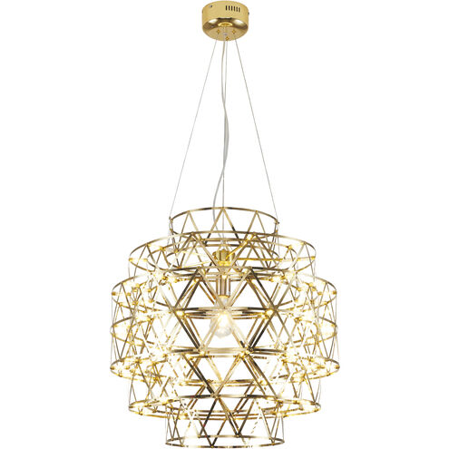Canada LED 24 inch Gold LED Chandelier Ceiling Light