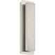Ada 5.25 inch Brushed Steel ADA Wall Sconce Wall Light