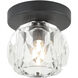 Matteo Lighting Rosa Flush Mount Ceiling Light in Matte Black X61401MB - Open Box