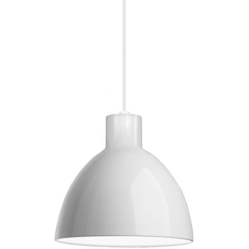 Chroma LED 6.38 inch Glossy White Pendant Ceiling Light in Gloss White
