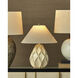 Edgemoor 23.25 inch 60 watt Beige/Dark Brown/Light Antique Brass Table Lamp Portable Light