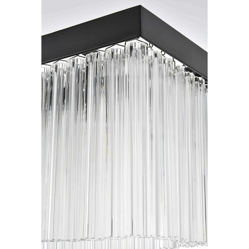 Harlow 6 Light 8 inch Black Chandelier Ceiling Light