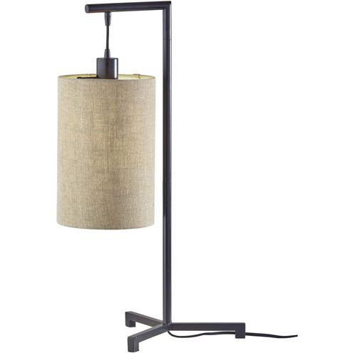 Reggie 28 inch 60.00 watt Black Table Lamp Portable Light