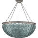 Quorum 20 Light 50 inch Silver Leaf Chandelier Ceiling Light, Large
