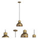 Charita 1 Light 7 inch Burnt Copper Mini Pendant Ceiling Light