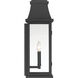 Talburn 2 Light 19.75 inch Sand Coal Black Outdoor Wall Lantern