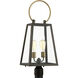 Laurel 2 Light 27 inch Antique Bronze Outdoor Post Lantern