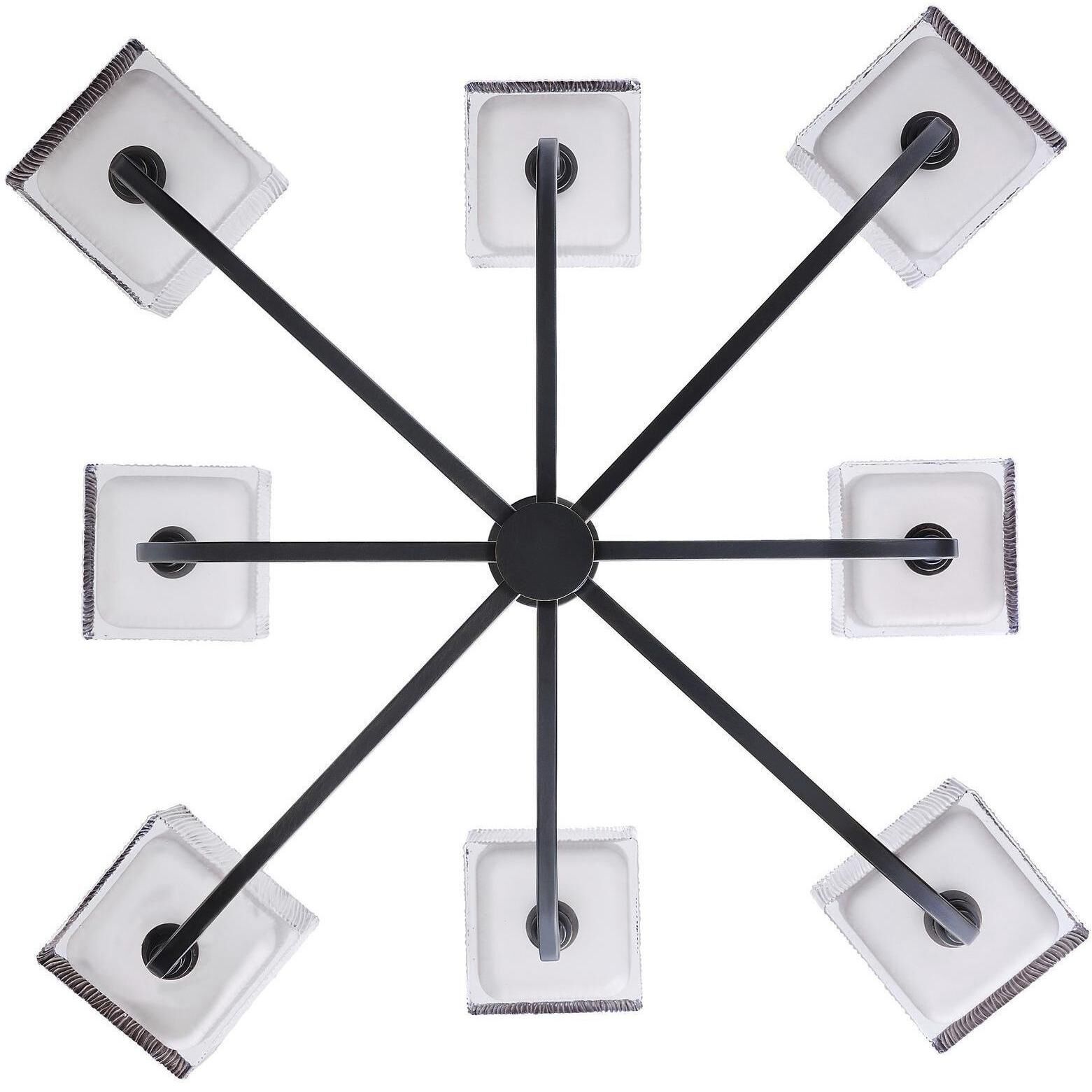 Louis 8 Light 39.5 inch English Bronze Chandelier Ceiling Light