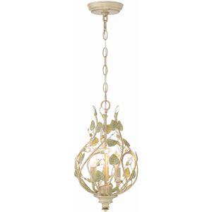 Josie 3 Light 9 inch Champagne Green Tea Mini Chandelier Ceiling Light