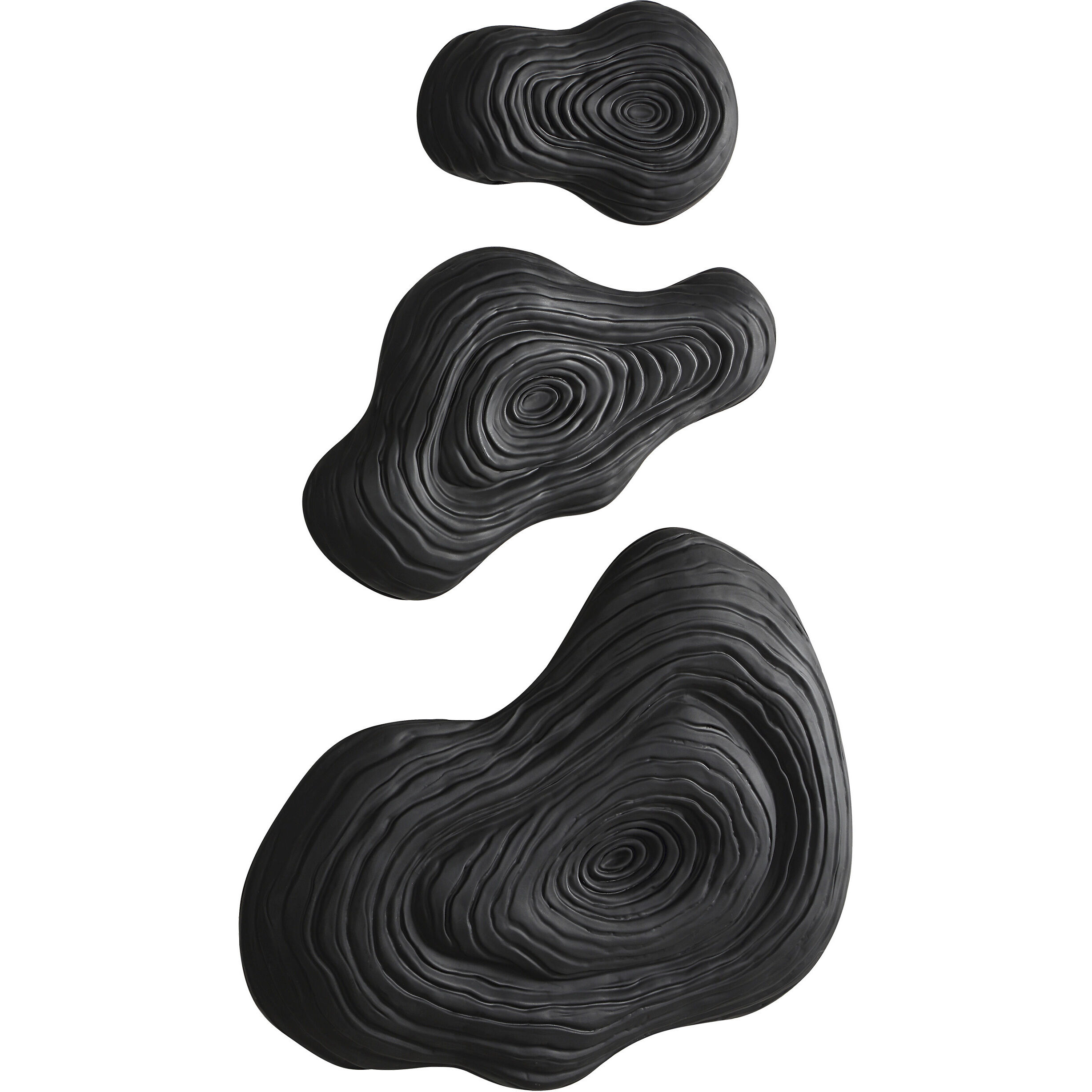 Sevilla Matte Black Wall Decor, Set of 3