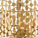 Layla 6 Light 23.75 inch Antique Gold Chandelier Ceiling Light