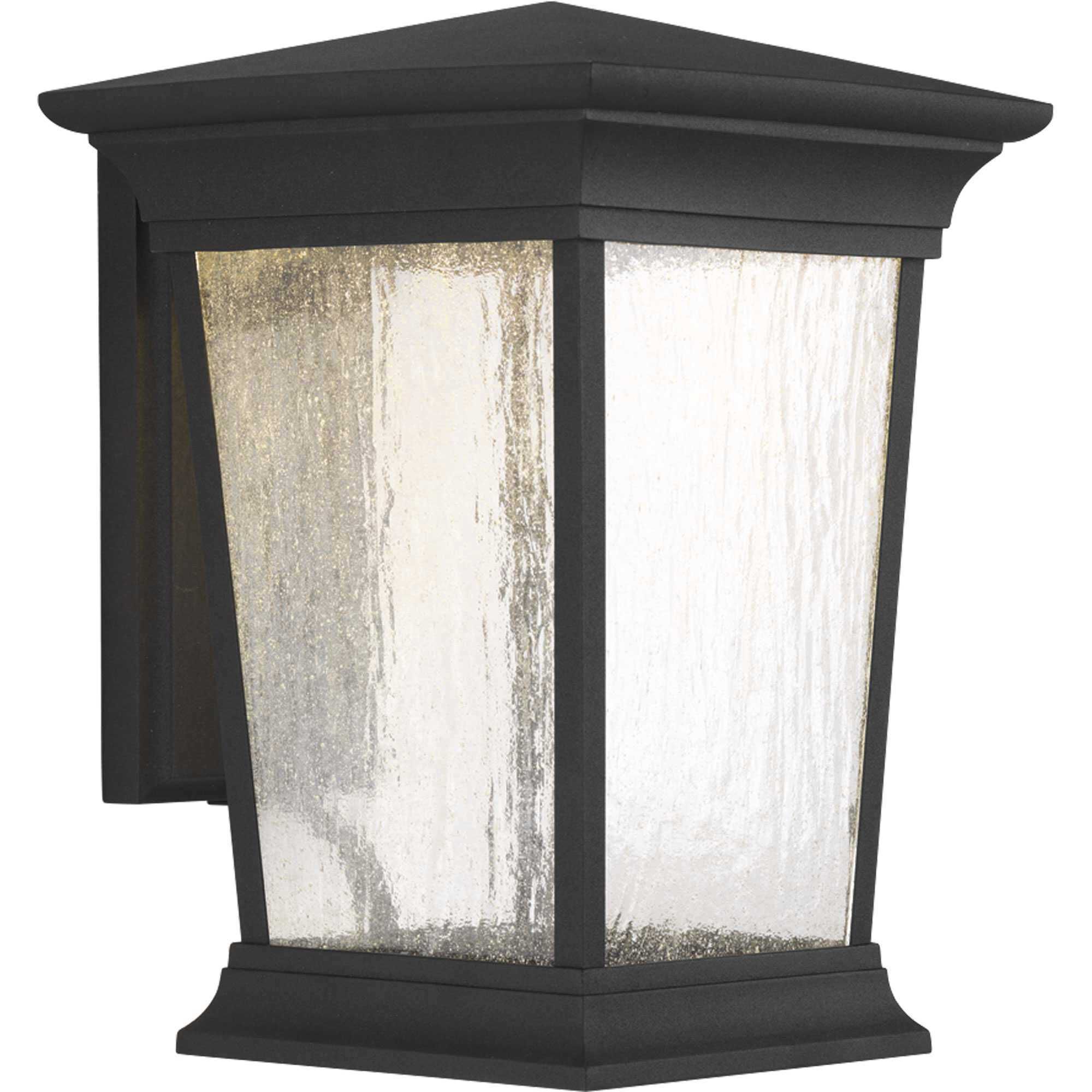 Arrive LED LED 13 inch Textured Black Outdoor Wall Lantern, Large, Progress LED